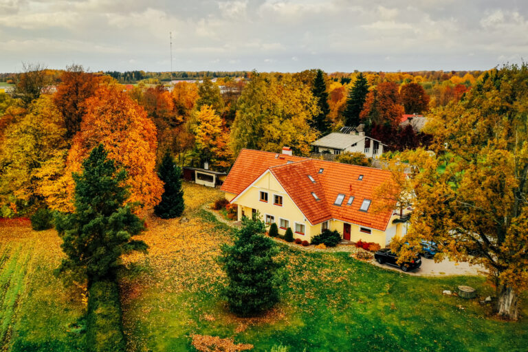 Villa River Rose külalistemaja droonipilt (Siim Teder).