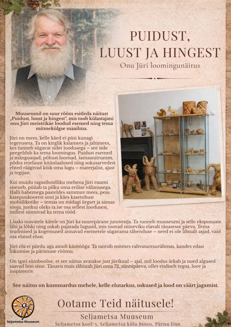 Onu Jüri loomingunäitus (Kristel Võigas).